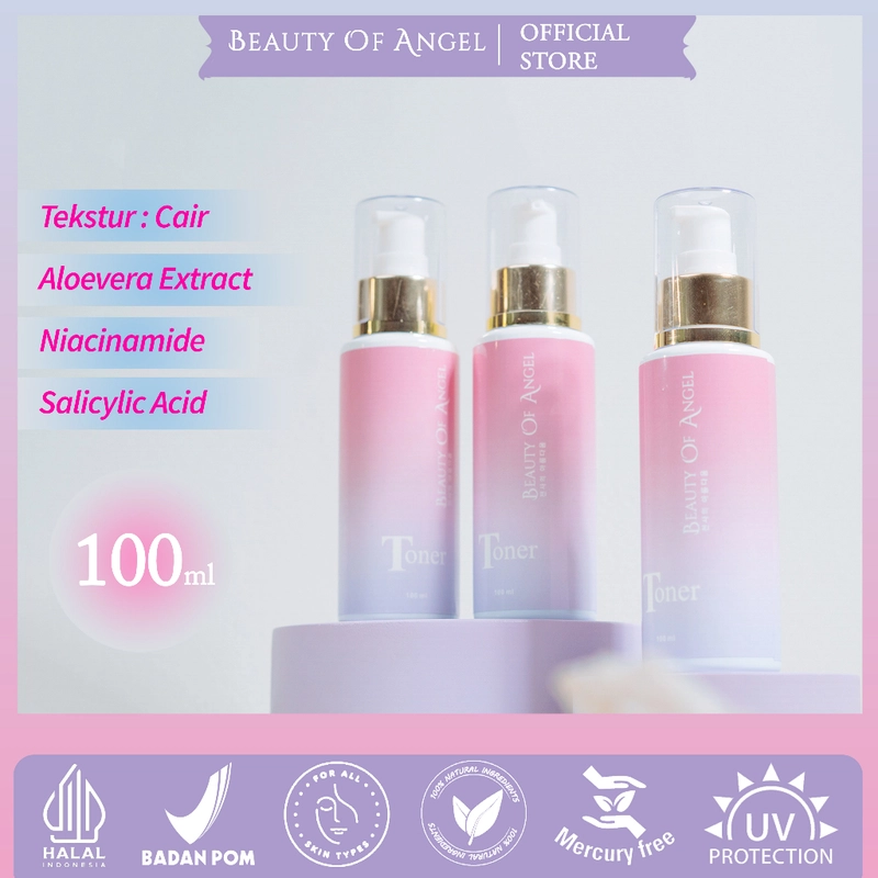 Product image Collagen Facial Hydrating Toner 100 ml BOA with Aloevera Extract Niacinamade Melembapkan & Menyeimbangkan Ph Kulit BPOM Beauty Of Angel all variant all variant